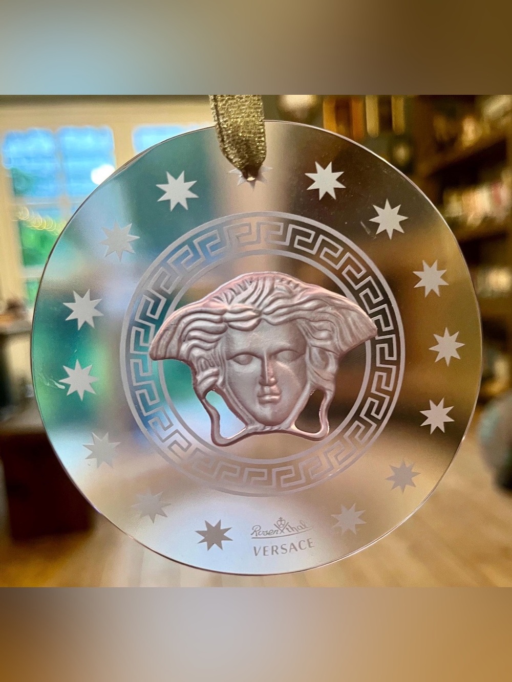 Versace x Rosenthal Medusa Crystal Ornament / Suncatcher - Picture 3 of 8